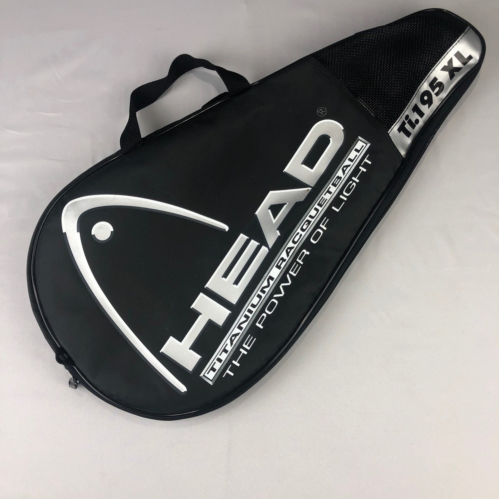 Head Ti.195 XL Titanium Racquetball Racquet with Case, Tight strings, Poor Grip - Picture 11 of 11